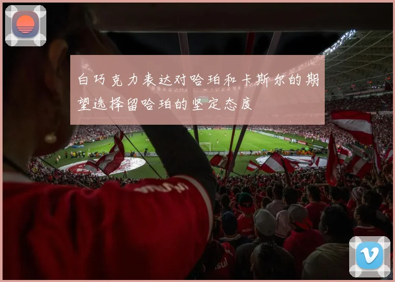 白巧克力表达对哈珀和卡斯尔的期望选择留哈珀的坚定态度